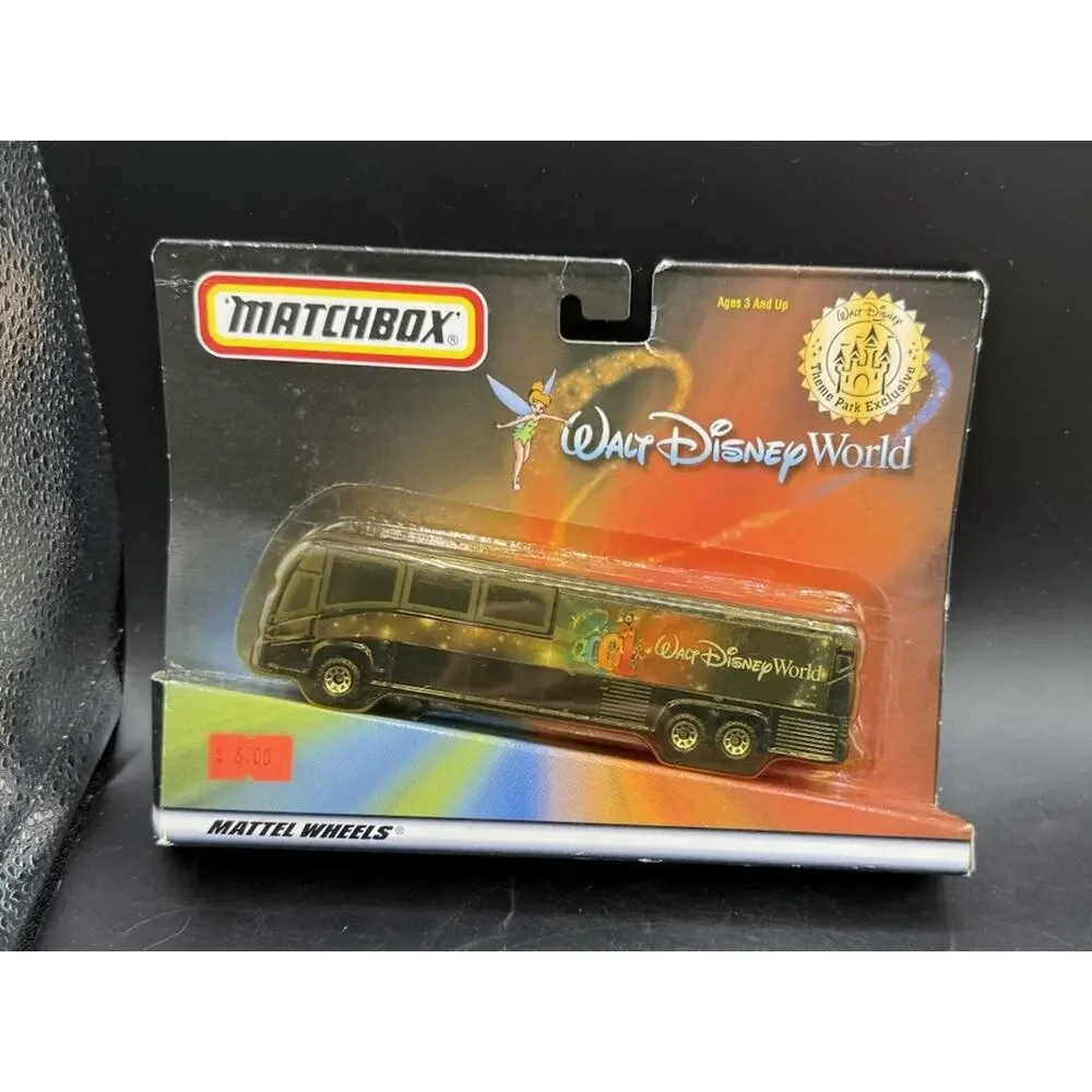NEW Vintage 2001 Matchbox Walt Disney World Theme Park Exclusive Bus Sealed -S1F